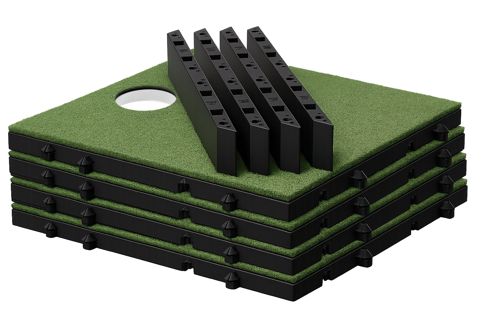 3 Grid-Tile + 1 Hole-Grid Extension Pack